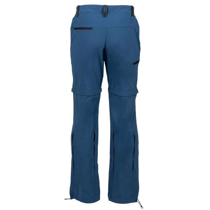 Pantalon trekking transformable avec genoux préformés et poches zippées sécurisées