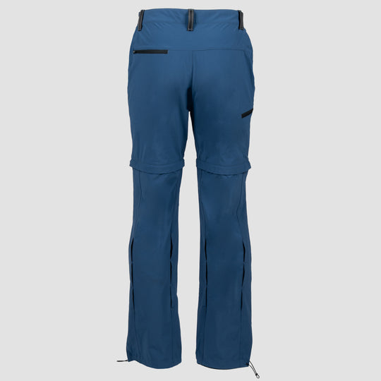 Pantalon trekking transformable avec genoux préformés et poches zippées sécurisées
