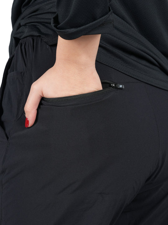 Pantalon Aubrac Vertical Femme – convertible en short via zip, tissu stretch 4 directions léger et respirant, idéal pour la randonnée et les activités outdoor