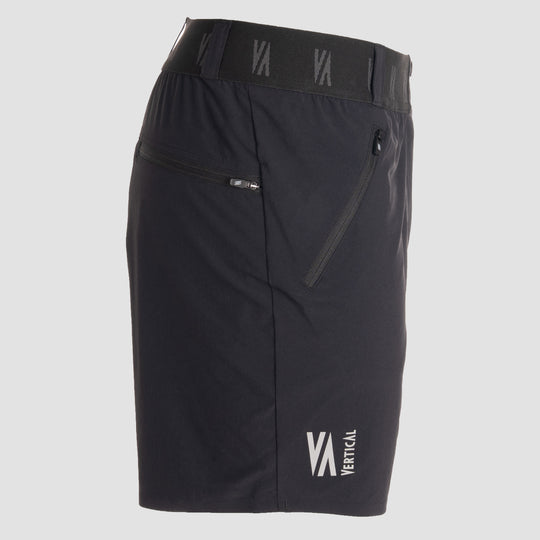 Short technique Aubrac Vertical Femme – tissu stretch 4 directions, poches mesh ventilées, idéal pour la randonnée et les activités outdoor en été
