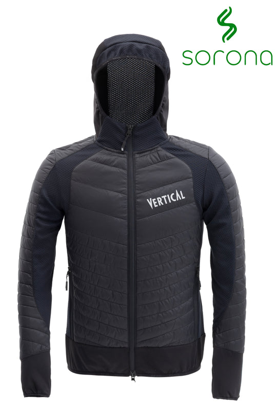 Veste hybride Aeroquest femme - vue complète avec isolation Sorona Aura et tissu ripstop déperlant