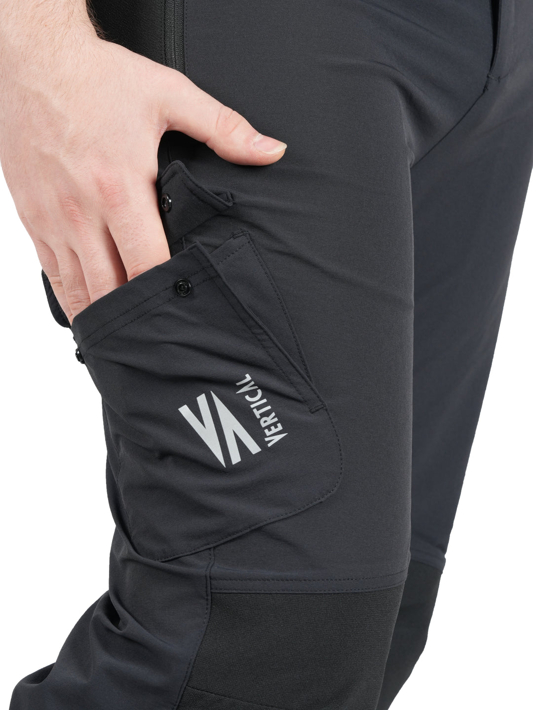 Pantalon Fissure Vertical – tissu stretch 4 directions, genoux préformés 3D et renforts anti-abrasion, idéal pour la randonnée et le trekking en montagne