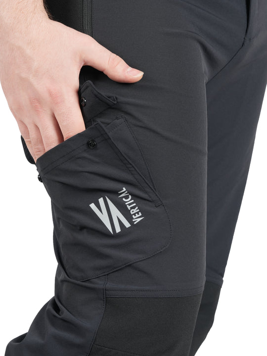 Pantalon Fissure Vertical – tissu stretch 4 directions, genoux préformés 3D et renforts anti-abrasion, idéal pour la randonnée et le trekking en montagne