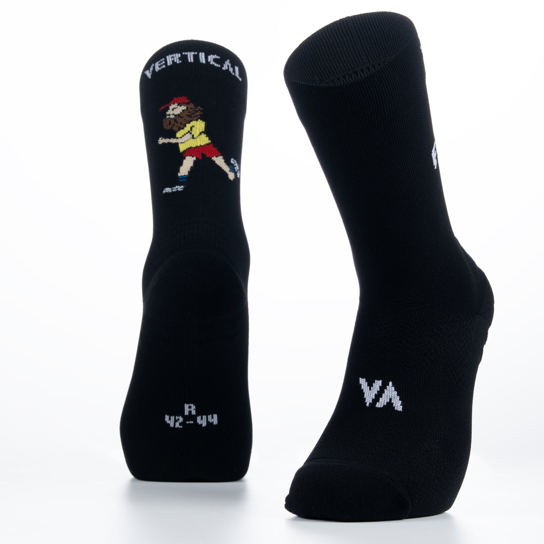 Découvrez les Run Forrest Run Socks de Vertical : chaussettes running confortables et respirantes, conçues pour performance, amorti et sport longue distance.
