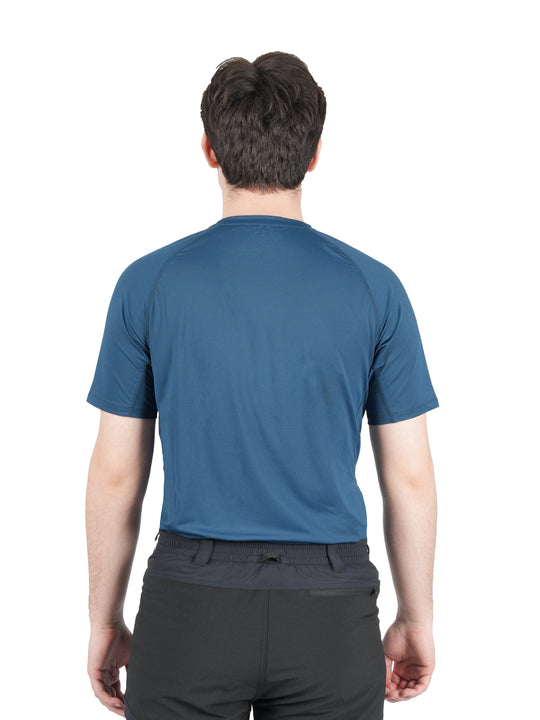 T-shirt Alpine manches courtes Vertical Homme – léger et respirant, protection anti-UV UPF 50+, mesh 3D à séchage rapide, idéal pour la randonnée et le trekking