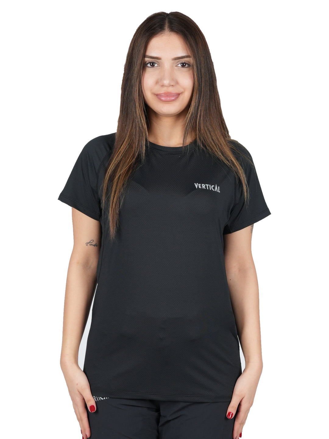T-shirt Alpine Vertical Femme – léger et respirant, protection anti-UV UPF 50+, mesh 3D à séchage rapide, idéal pour la randonnée et les activités outdoor