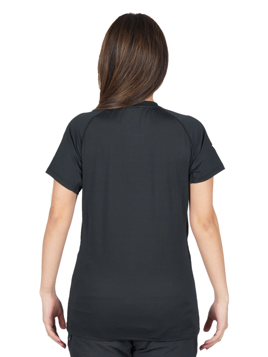 T-shirt Alpine Vertical Femme – léger et respirant, protection anti-UV UPF 50+, mesh 3D à séchage rapide, idéal pour la randonnée et les activités outdoor