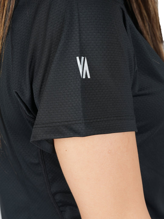 T-shirt Alpine Vertical Femme – léger et respirant, protection anti-UV UPF 50+, mesh 3D à séchage rapide, idéal pour la randonnée et les activités outdoor