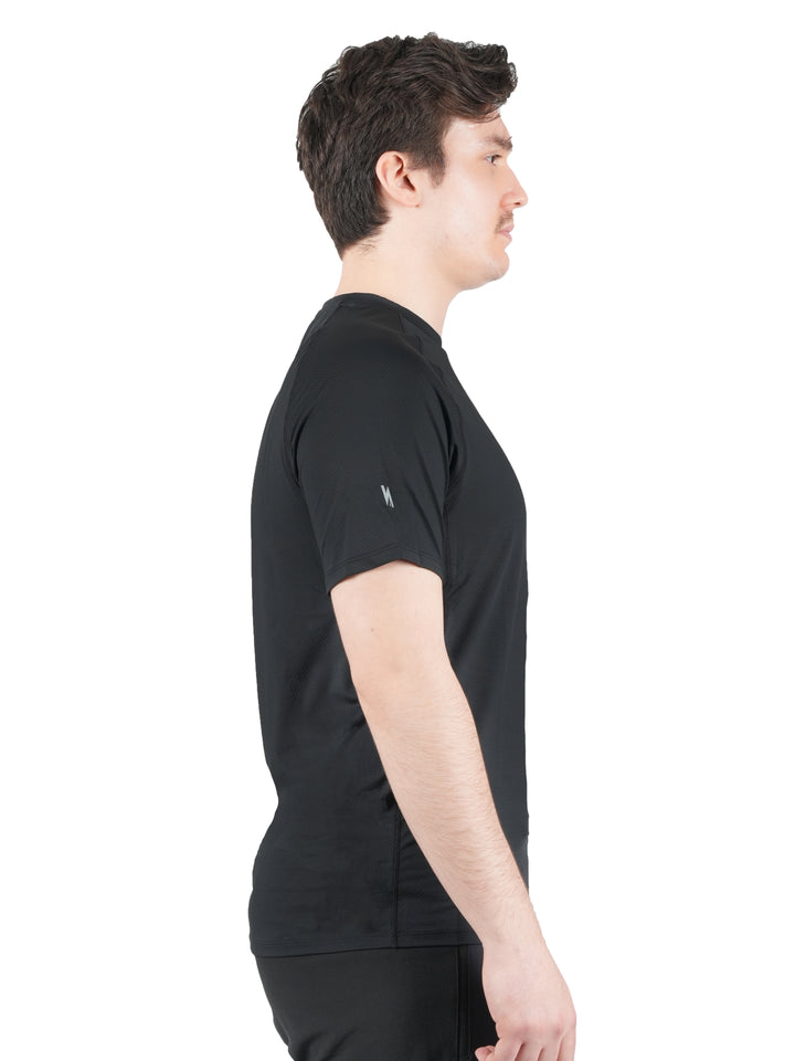T-shirt Alpine manches courtes Vertical Homme – léger et respirant, protection anti-UV UPF 50+, mesh 3D à séchage rapide, idéal pour la randonnée et le trekking