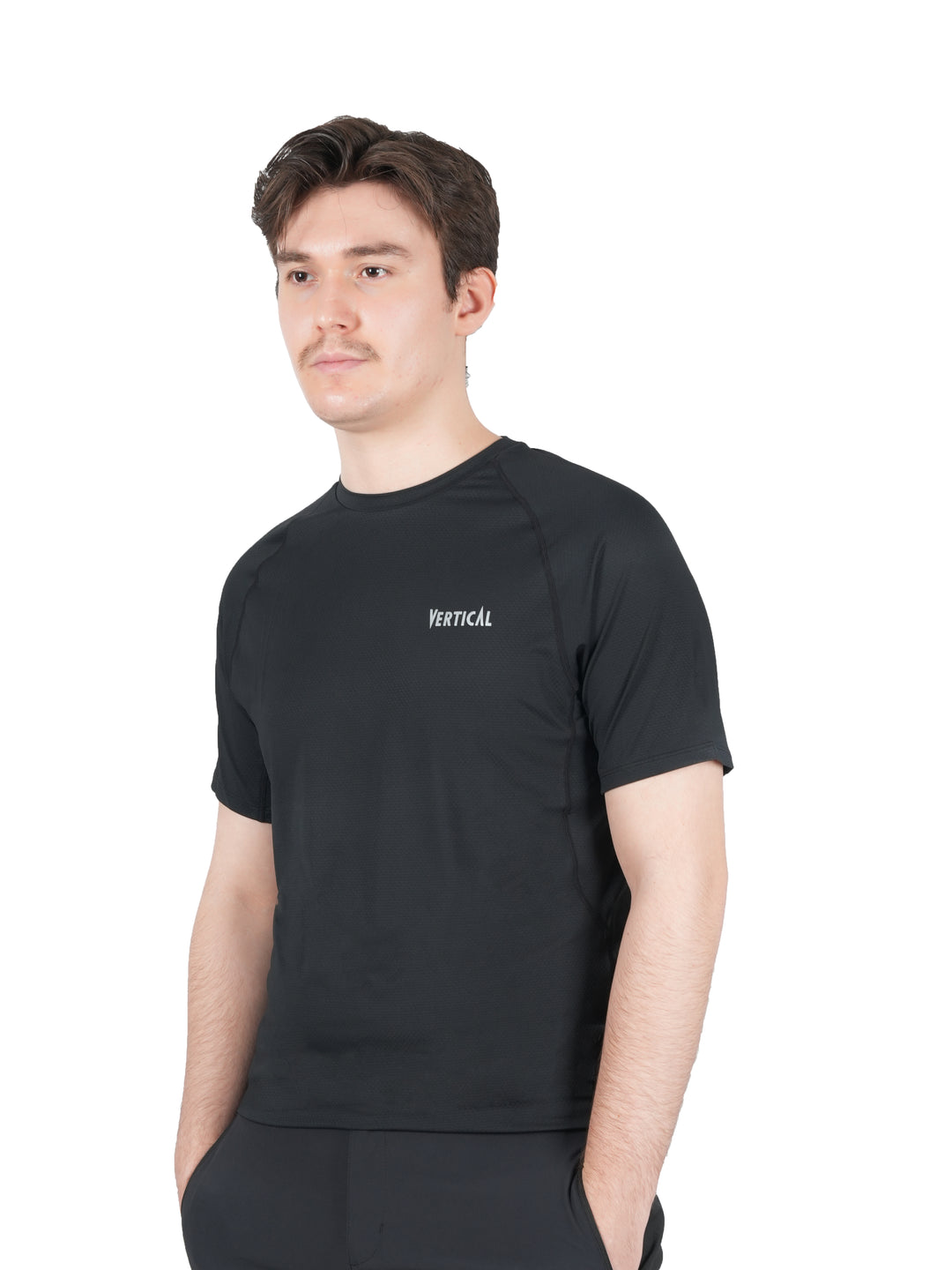 T-shirt Alpine manches courtes Vertical Homme – léger et respirant, protection anti-UV UPF 50+, mesh 3D à séchage rapide, idéal pour la randonnée et le trekking
