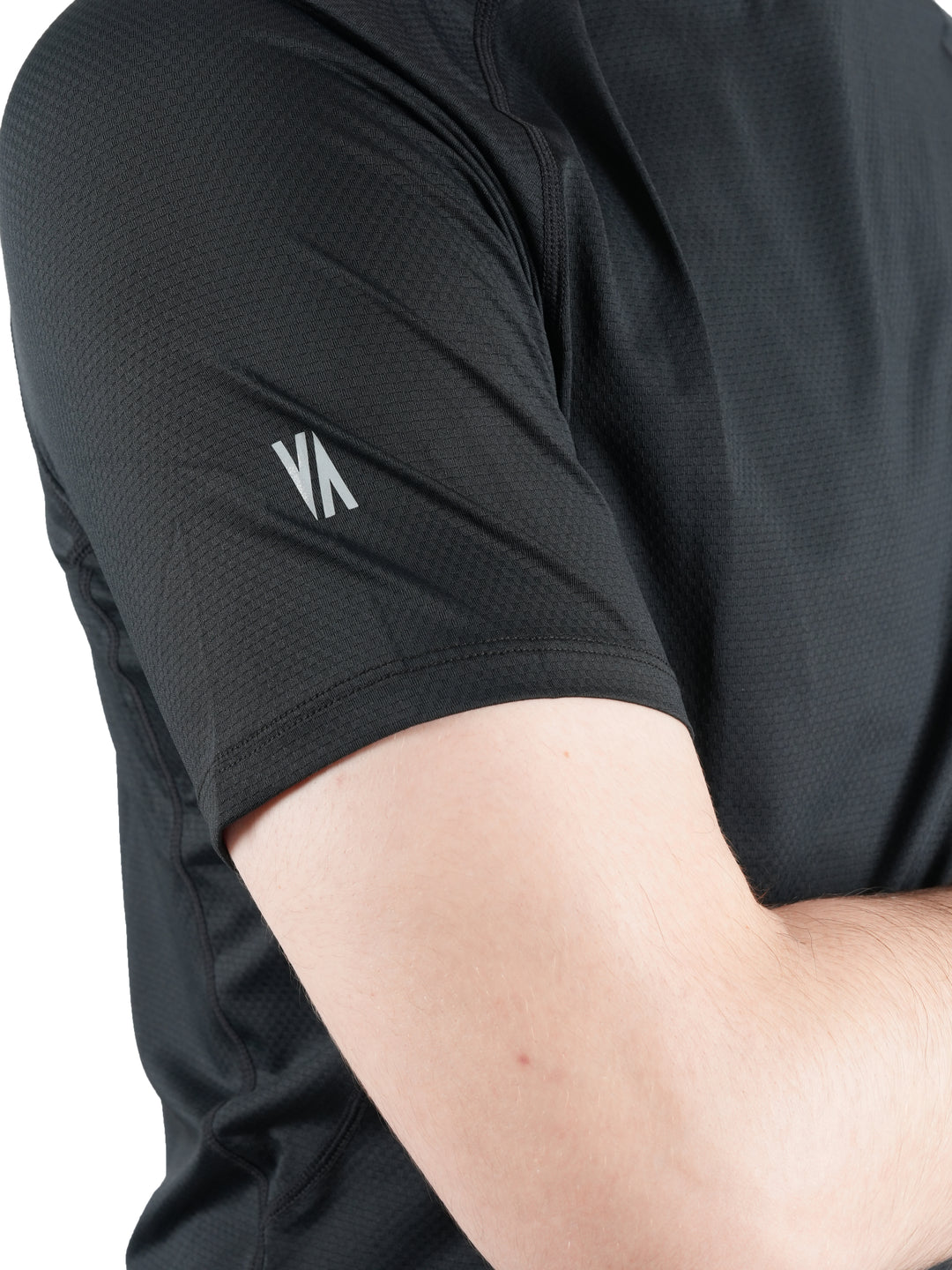 T-shirt Alpine manches courtes Vertical Homme – léger et respirant, protection anti-UV UPF 50+, mesh 3D à séchage rapide, idéal pour la randonnée et le trekking