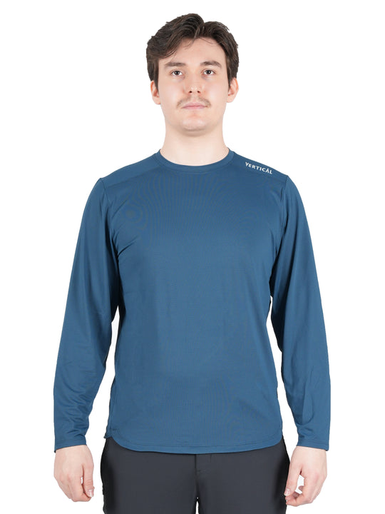 T-shirt Alpine manches longues Vertical Homme – léger et respirant, protection anti-UV UPF 50+, mesh 3D à séchage rapide, idéal pour la randonnée outdoor