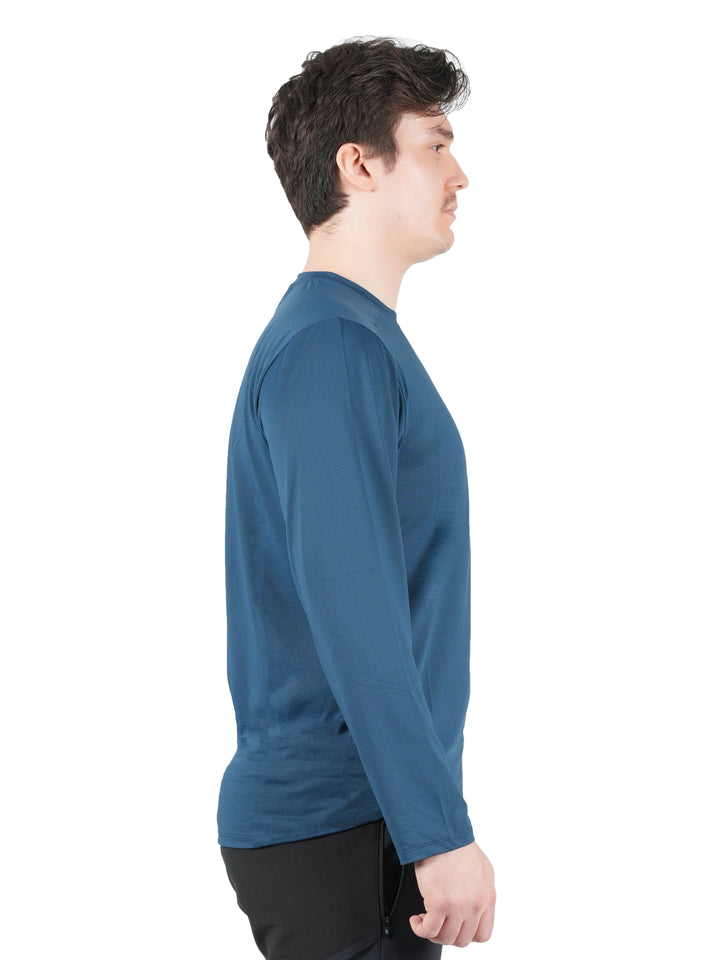 T-shirt Alpine manches longues Vertical Homme – léger et respirant, protection anti-UV UPF 50+, mesh 3D à séchage rapide, idéal pour la randonnée outdoor