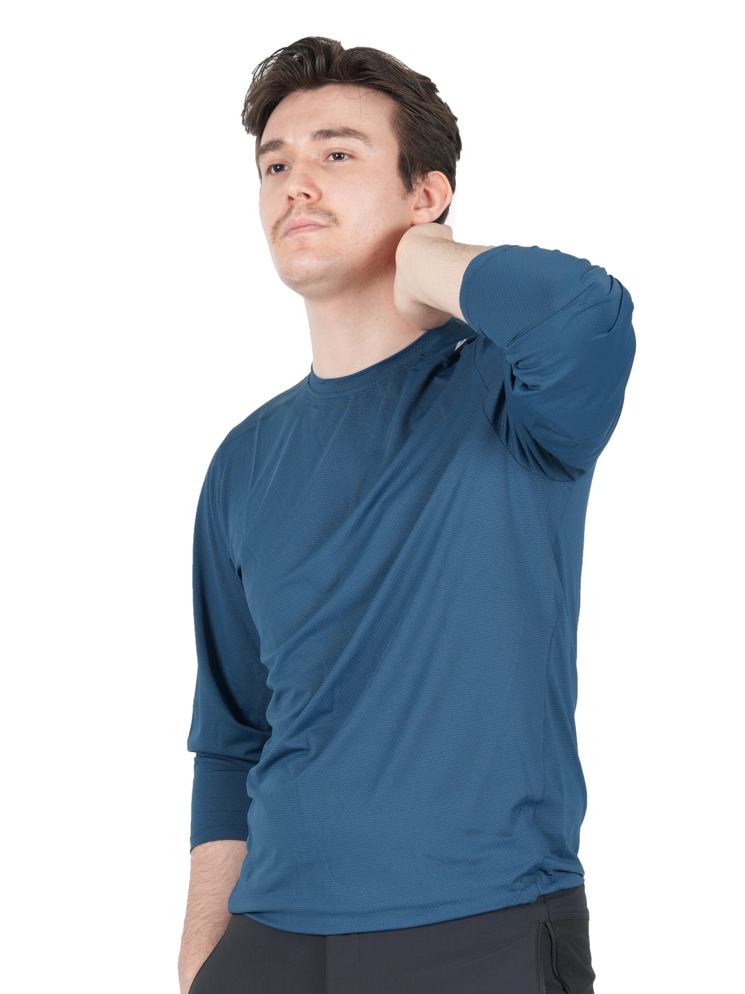 T-shirt Alpine manches longues Vertical Homme – léger et respirant, protection anti-UV UPF 50+, mesh 3D à séchage rapide, idéal pour la randonnée outdoor
