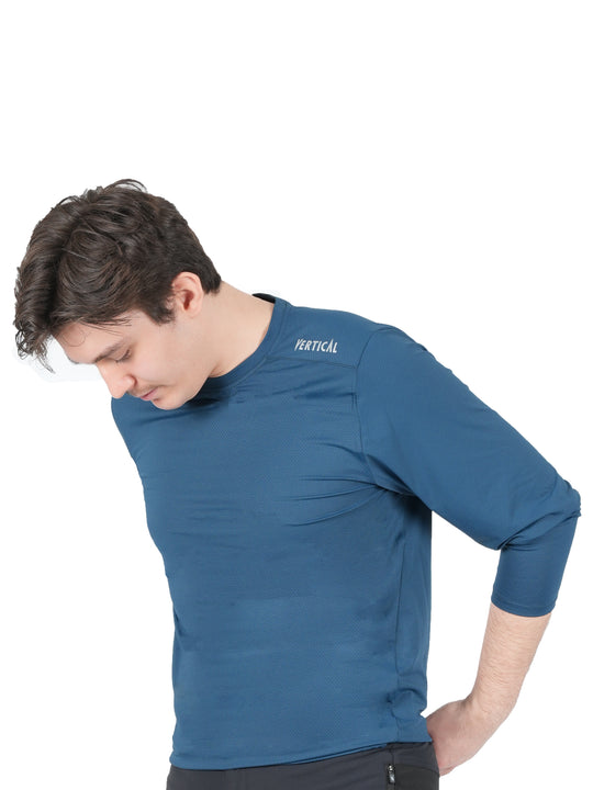 T-shirt Alpine manches longues Vertical Homme – léger et respirant, protection anti-UV UPF 50+, mesh 3D à séchage rapide, idéal pour la randonnée outdoor