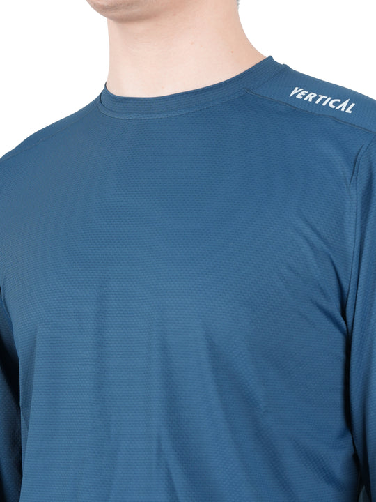 T-shirt Alpine manches longues Vertical Homme – léger et respirant, protection anti-UV UPF 50+, mesh 3D à séchage rapide, idéal pour la randonnée outdoor