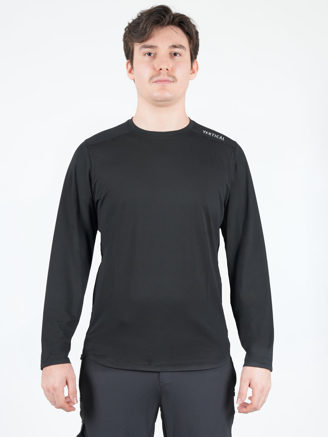 T-shirt Alpine manches longues Vertical Homme – léger et respirant, protection anti-UV UPF 50+, mesh 3D à séchage rapide, idéal pour la randonnée outdoor