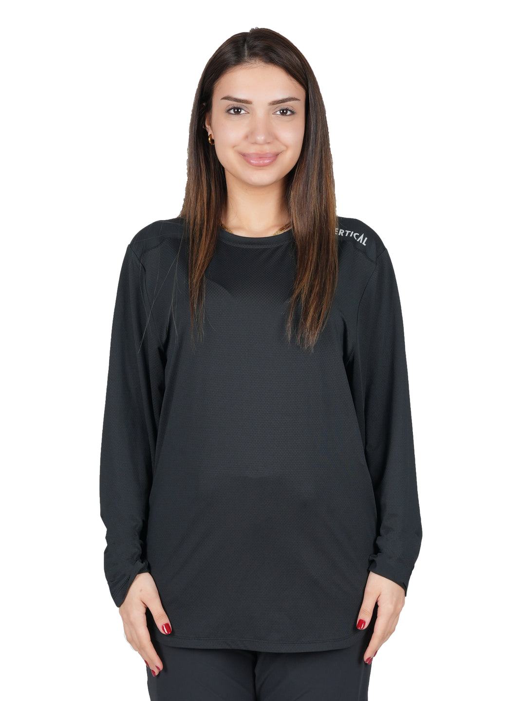 T-shirt Alpine manches longues Vertical Femme – léger et respirant, protection anti-UV UPF 50+, mesh 3D à séchage rapide, idéal pour la randonnée outdoor