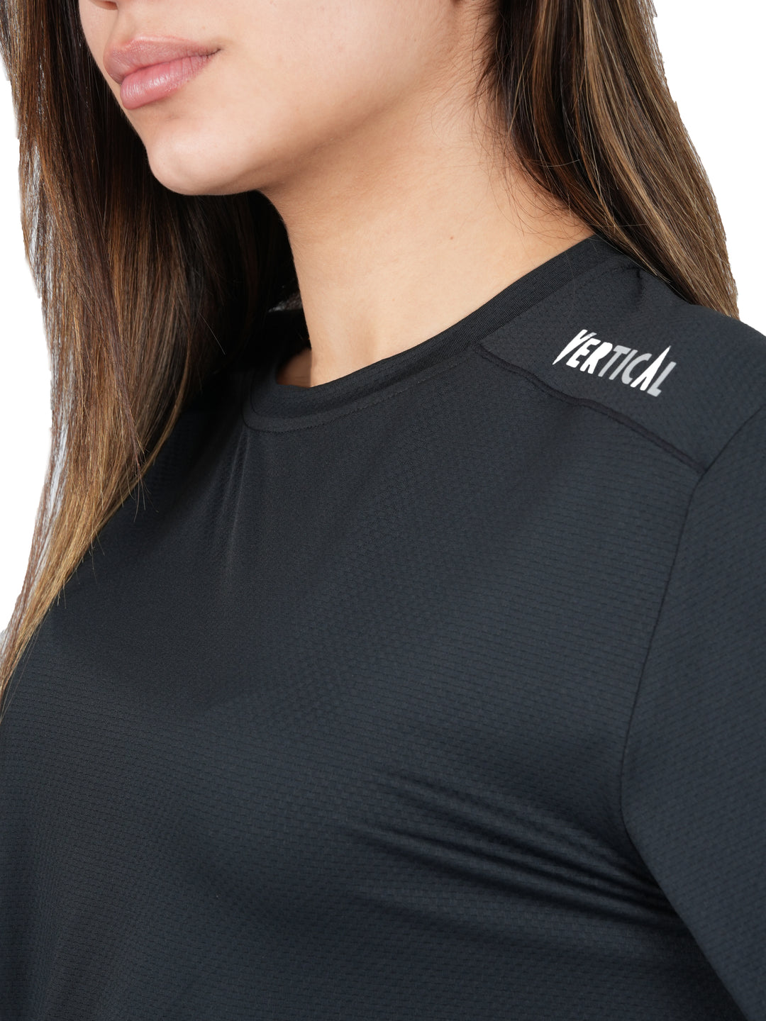T-shirt Alpine manches longues Vertical Femme – léger et respirant, protection anti-UV UPF 50+, mesh 3D à séchage rapide, idéal pour la randonnée outdoor
