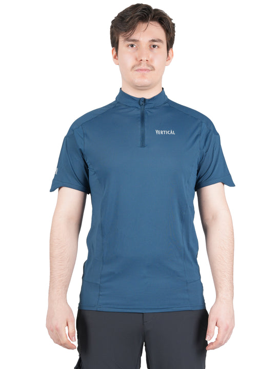 T-shirt technique Drayere Vertical – léger et respirant, protection anti-UV UPF 50+, mesh 3D et demi-zip, idéal pour la randonnée et les activités outdoor