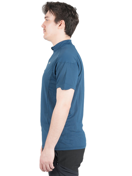 T-shirt technique Drayere Vertical – léger et respirant, protection anti-UV UPF 50+, mesh 3D et demi-zip, idéal pour la randonnée et les activités outdoor