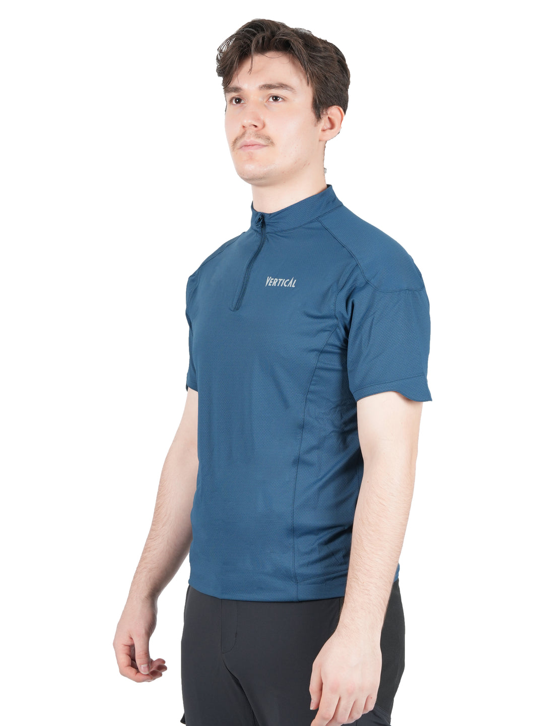 T-shirt technique Drayere Vertical – léger et respirant, protection anti-UV UPF 50+, mesh 3D et demi-zip, idéal pour la randonnée et les activités outdoor