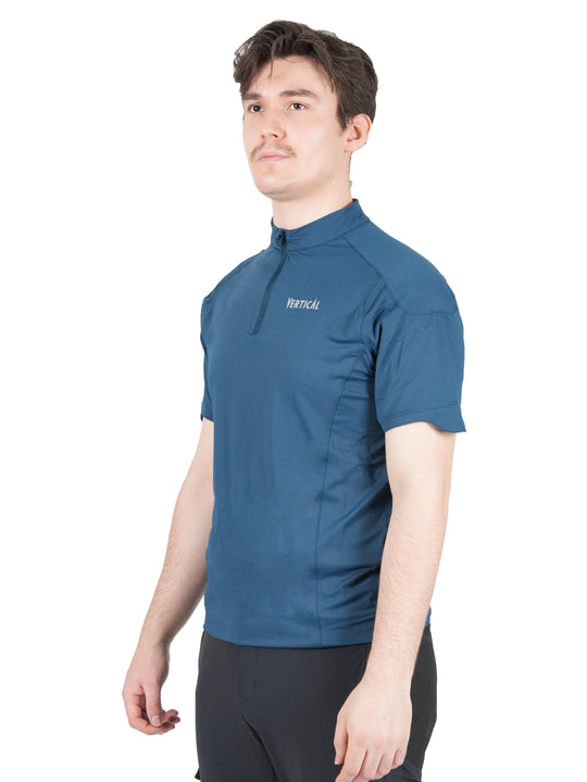T-shirt technique Drayere Vertical – léger et respirant, protection anti-UV UPF 50+, mesh 3D et demi-zip, idéal pour la randonnée et les activités outdoor