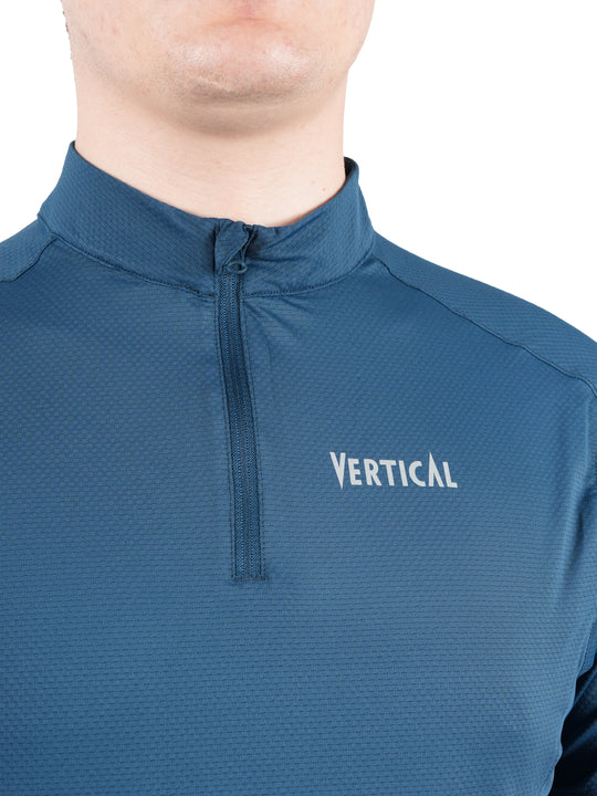 T-shirt technique Drayere Vertical – léger et respirant, protection anti-UV UPF 50+, mesh 3D et demi-zip, idéal pour la randonnée et les activités outdoor