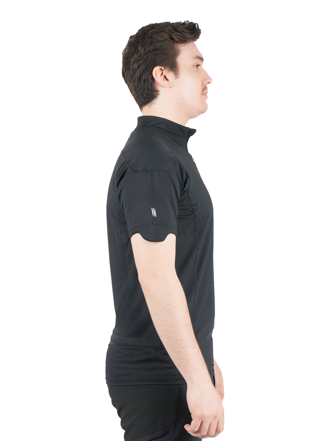 T-shirt technique Drayere Vertical – léger et respirant, protection anti-UV UPF 50+, mesh 3D et demi-zip, idéal pour la randonnée et les activités outdoor