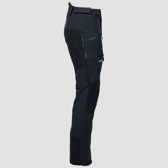 Pantalon ski de rando softshell stretch avec protection thermique et résistance extrême