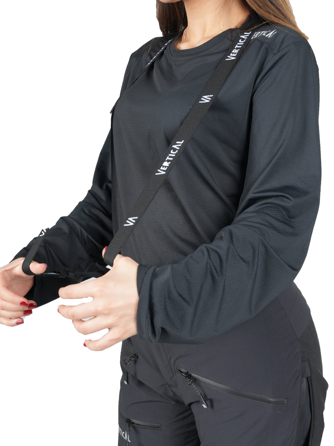 Pantalon Windy Spirit MP+ Vertical Femme – imperméable membrane MP+ 15K/15K, softshell technique avec guêtres intégrées, idéal pour le ski de randonnée et l'alpinisme