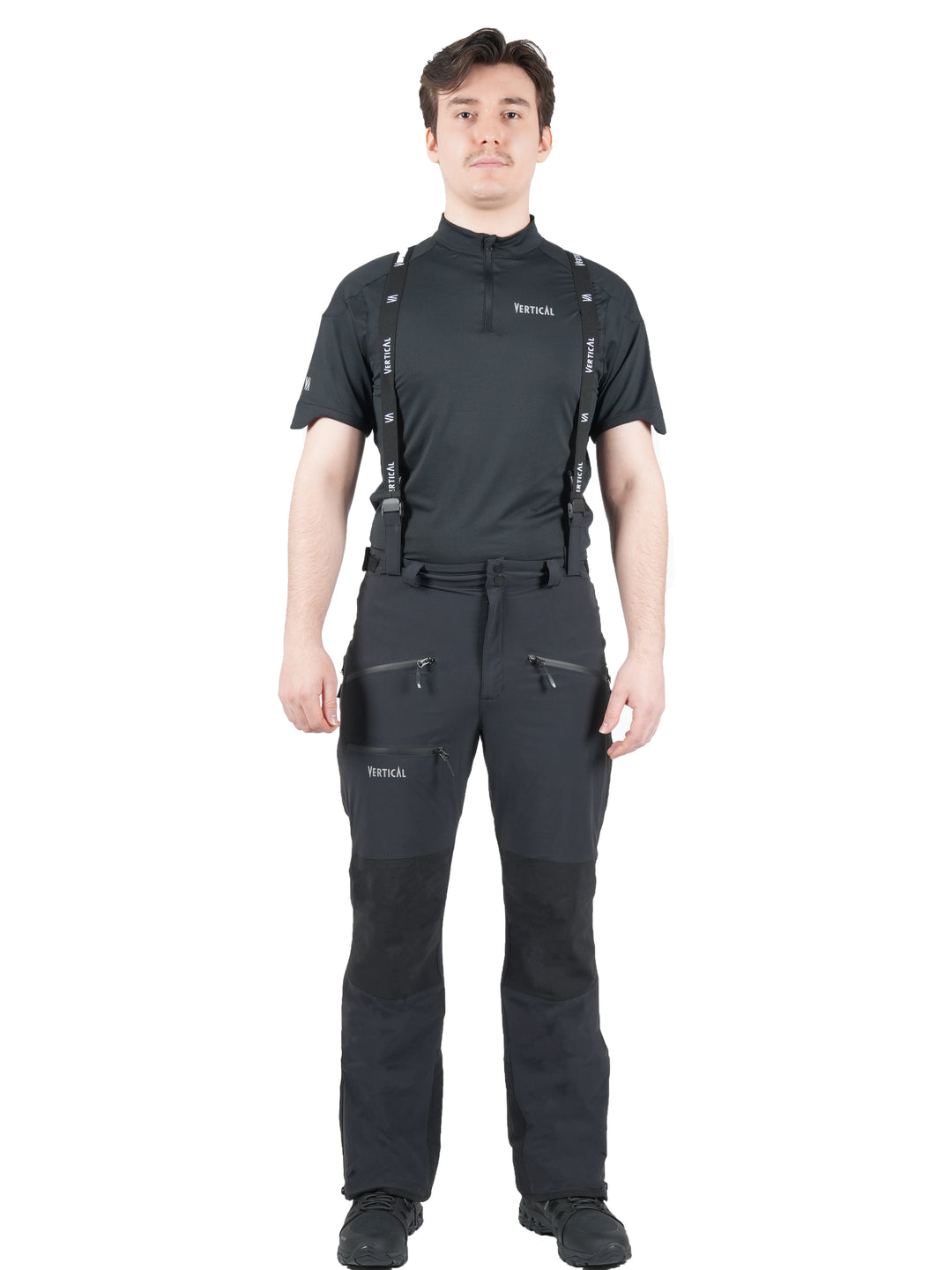 Pantalon Windy Spirit MP+ Vertical Homme – imperméable membrane MP+ 15K/15K, softshell technique avec guêtres intégrées, idéal pour le ski de randonnée et l'alpinisme