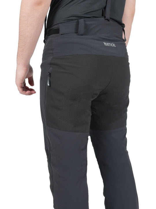 Pantalon Windy Spirit MP+ Vertical Homme – imperméable membrane MP+ 15K/15K, softshell technique avec guêtres intégrées, idéal pour le ski de randonnée et l'alpinisme