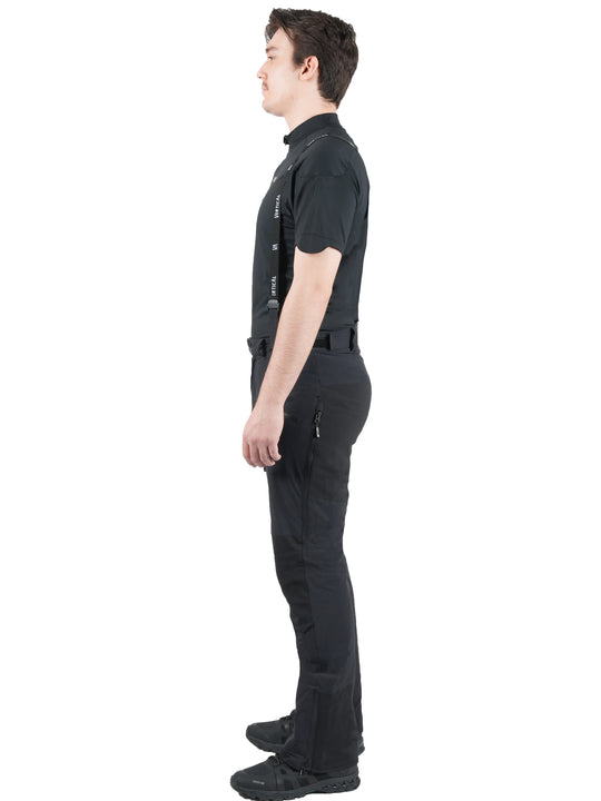 Pantalon Windy Spirit MP+ Vertical Homme – imperméable membrane MP+ 15K/15K, softshell technique avec guêtres intégrées, idéal pour le ski de randonnée et l'alpinisme