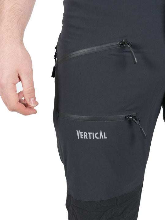 Pantalon Windy Spirit MP+ Vertical Homme – imperméable membrane MP+ 15K/15K, softshell technique avec guêtres intégrées, idéal pour le ski de randonnée et l'alpinisme