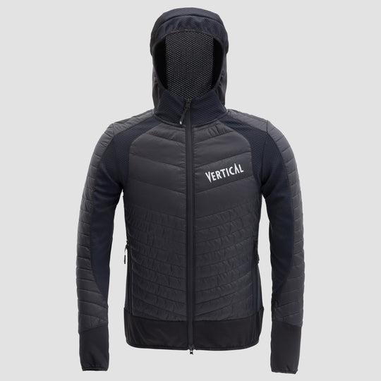 Veste hybride isolante femme avec isolation Sorona Aura et tissu ripstop déperlant respirant