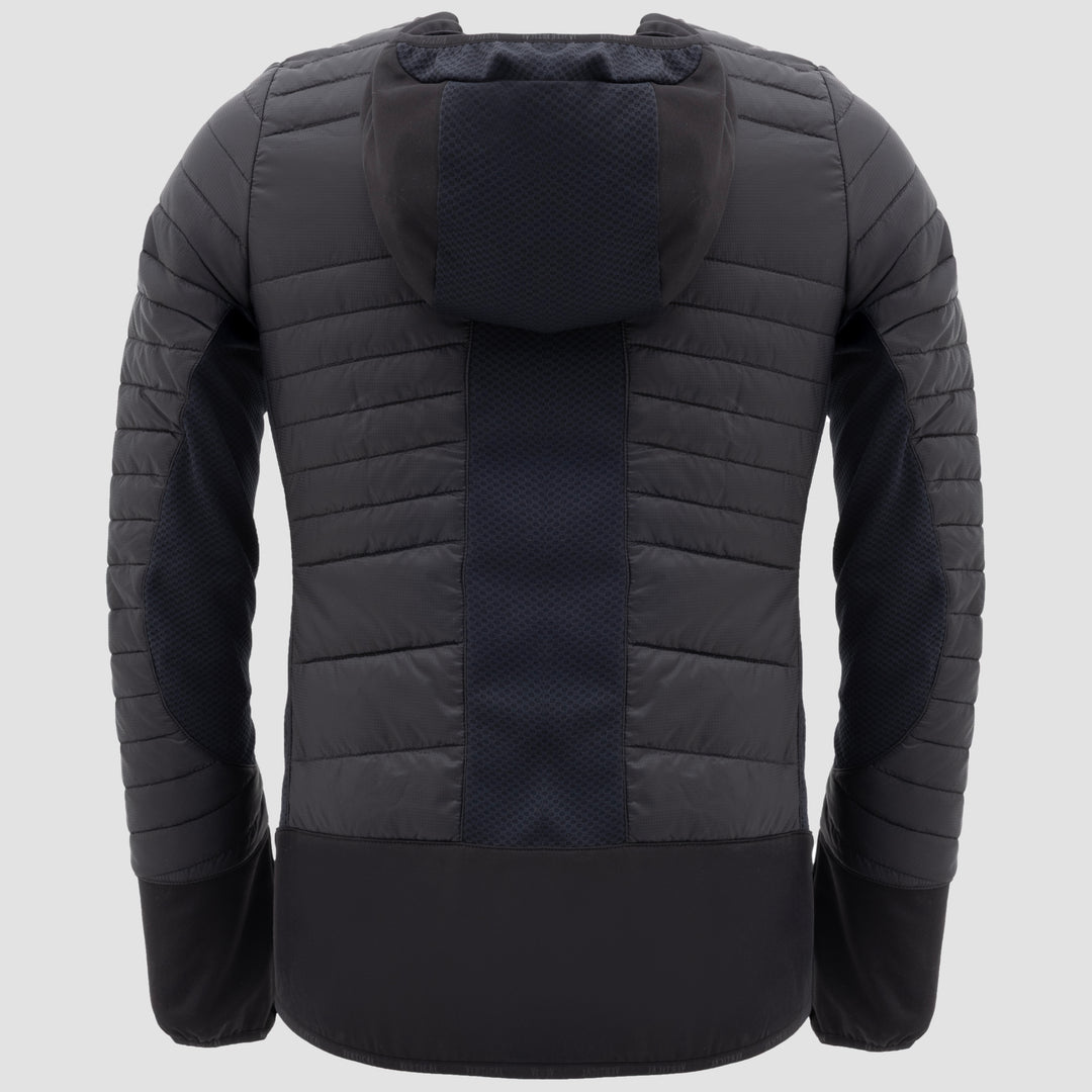 Veste technique outdoor femme avec zones matelassées ciblées et fermetures imperméables