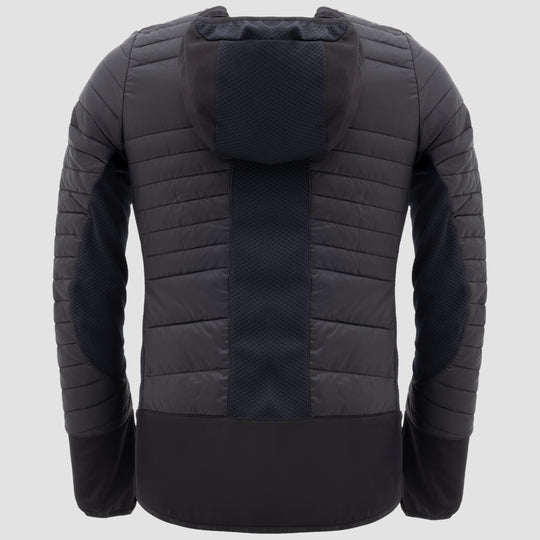 Veste technique outdoor femme avec zones matelassées ciblées et fermetures imperméables
