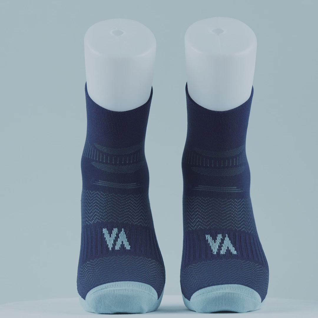 Mid double layer socks