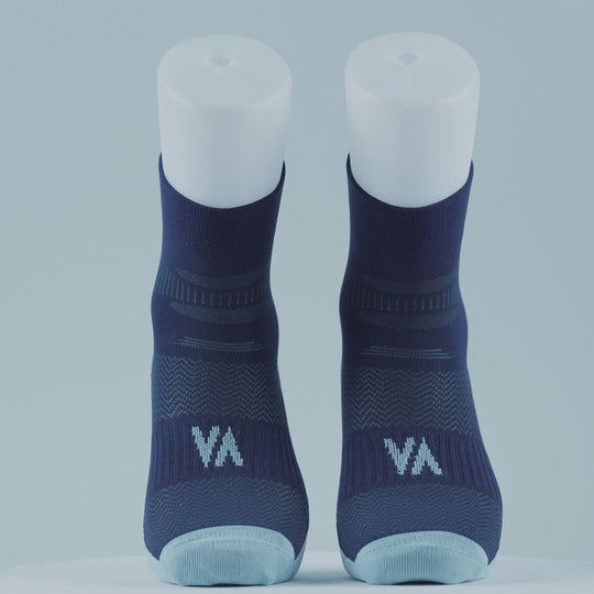 Mid double layer socks