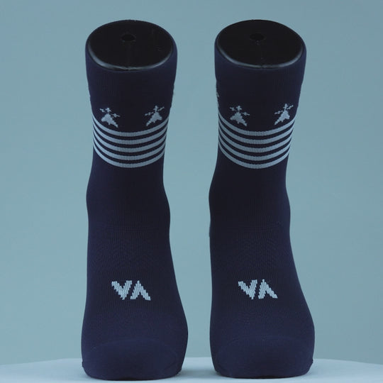 Marin breton socks