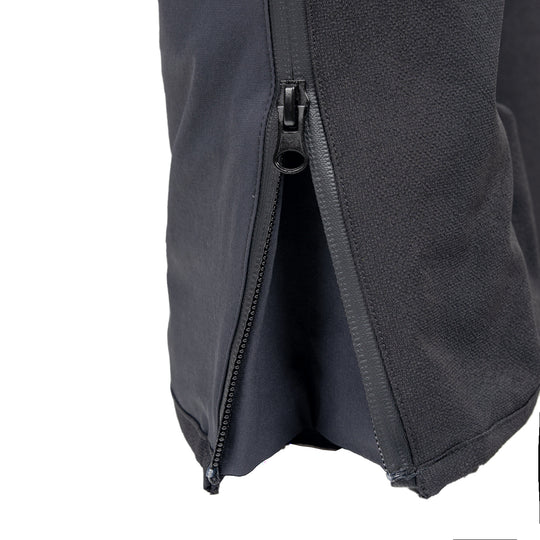 Pantalon ski de randonnée Windy Spirit MP+ - détail des fermetures éclair d'aération et guêtres intégrées