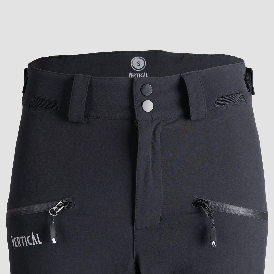 Pantalon ski de rando softshell stretch avec protection thermique et résistance aux intempéries